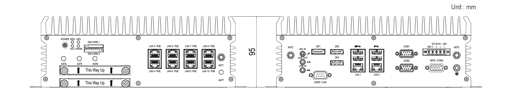 ABOX 5200 Dimension