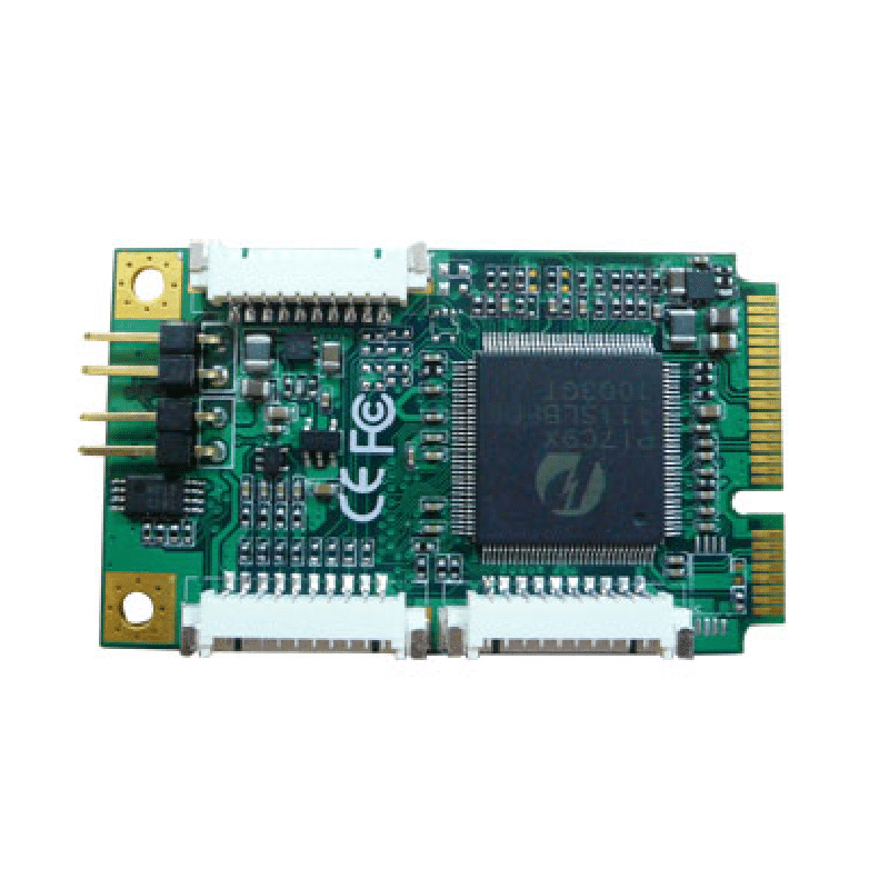 4ch Mini-PCIe Video Capture Card support 4 CCTV Cameras input and 4 MIC input at the same time.