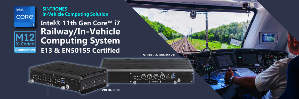 EN 50155 In-Vehicle Computer VBOX-3630R-M12X | SINTRONES