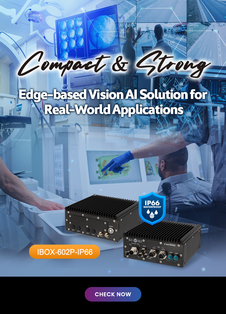 Compact but Strong, IBOX-602P-IP66 the Edge-based Vision AI Solution for Real-World Applications