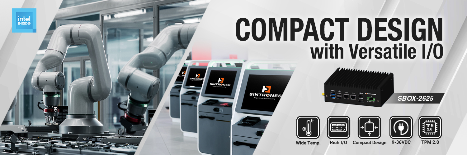 SINTRONES SBOX-2625 Powerful Ultra-Compact Edge Computer